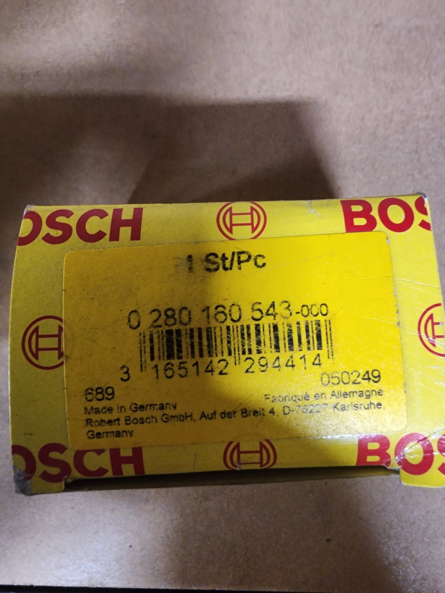 Fuel Pressure Regulator 0280160543