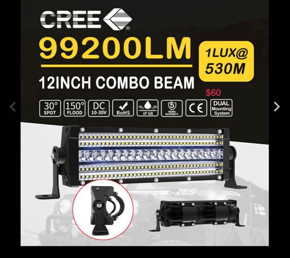 12" Combo Beam Light Bar