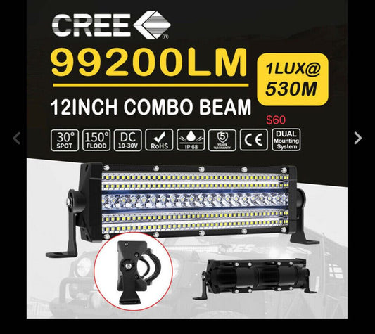 12" Combo Beam Light Bar