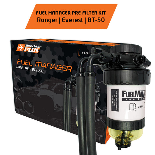 Direction Plus Fuel Manager Pre-Filter / Water Separator Kit to suit Ford Everest / Ranger & Mazda BT-50 2011 - 2021* (FM621DPK)