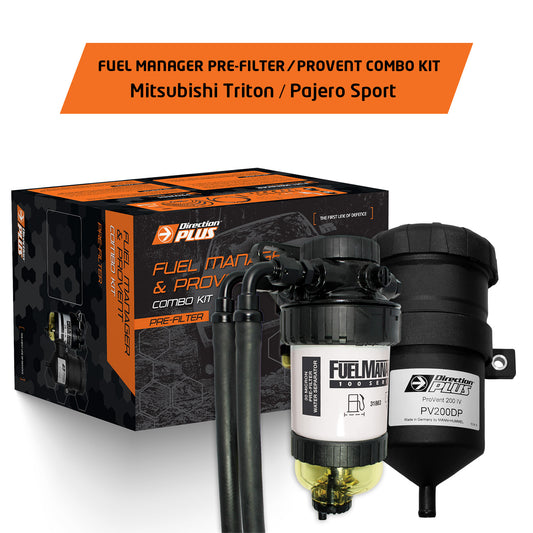 FUEL MANAGER PRE-FILTER + PROVENT COMBO KIT PAJERO SPORT / TRITON (FMPV629DPC)