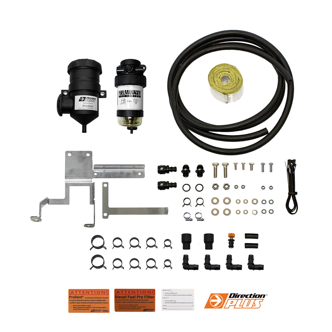 FUEL MANAGER PRE-FILTER + PROVENT DUAL KIT LAND CRUISER 70 (FMPV642DPK)